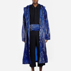 BNWT SS19 DRIES VAN NOTEN LONG HOODED PARKA COAT S